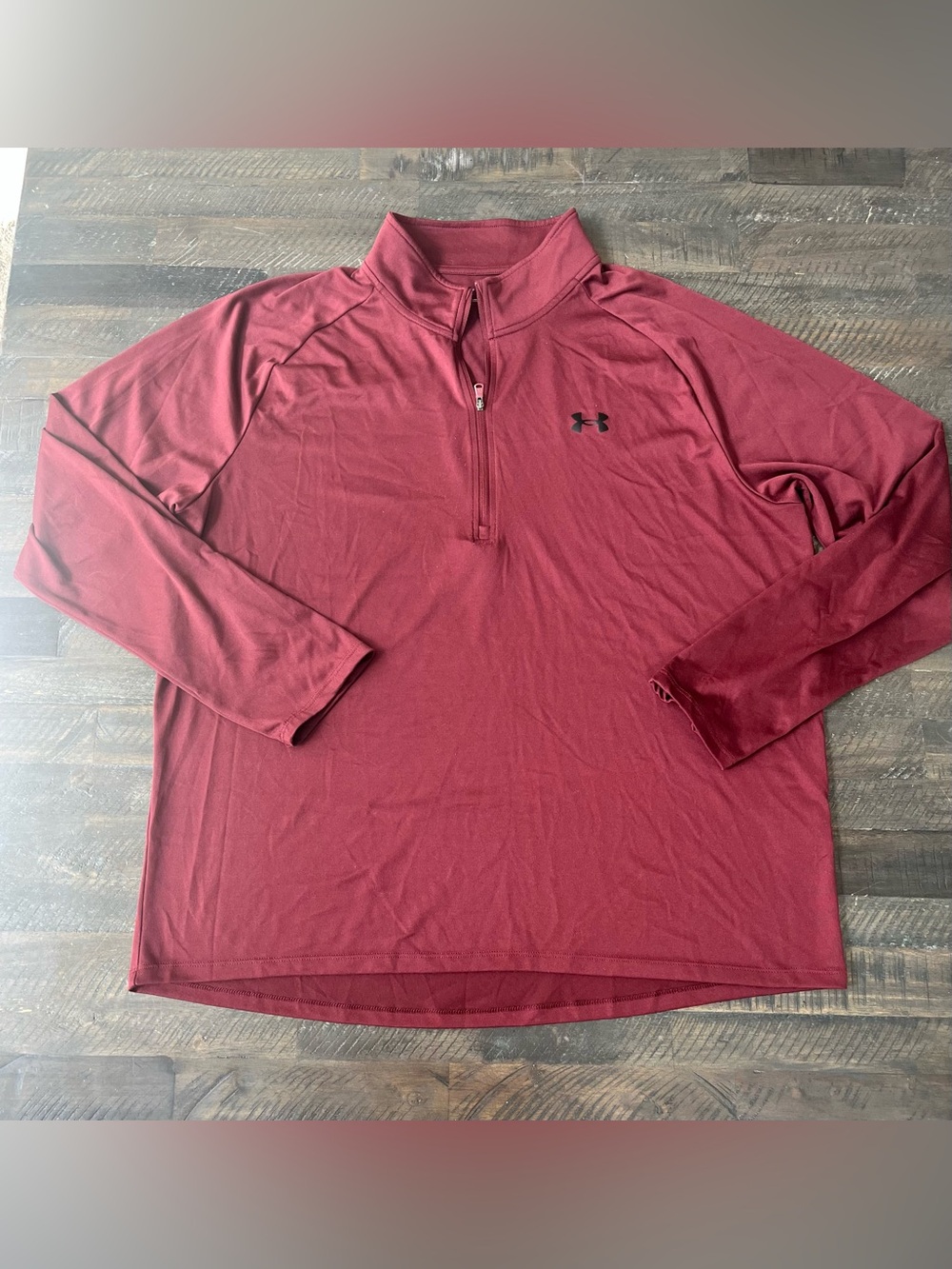 Under Armour Men's XXL Maroon Maroon 1/4 Zip Pullover Loose Fit